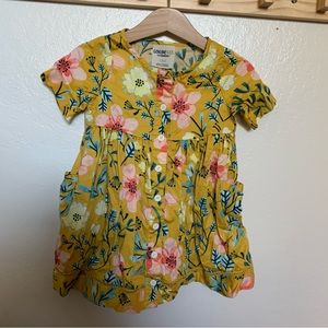 Oshkosh Floral Button-down Dress with Pockets